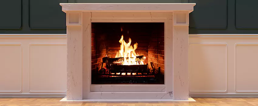 Decorative Electric Fireplace Installation in Dania Beach, Florida