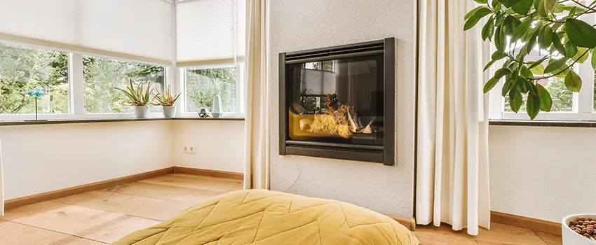 Residential Fireplace Ceramic Glass Installation in Dania Beach, FL