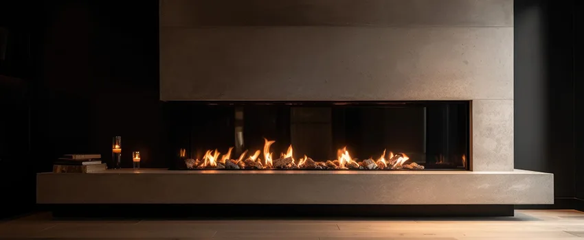 Gas Fireplace Ember Bed Design Services in Dania Beach, Florida