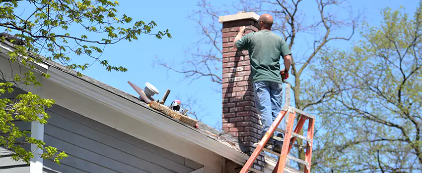 Vinyl and PVC Chimney Flashing Installation in Dania Beach, FL