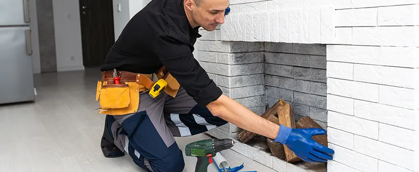 Fireplace Damaged Damper Frame Repair Services in Dania Beach, Florida