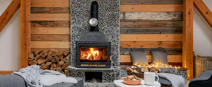 Thelin Hearth Products Direct Vent Gas Stove Fireplace Inspection in Dania Beach, Florida